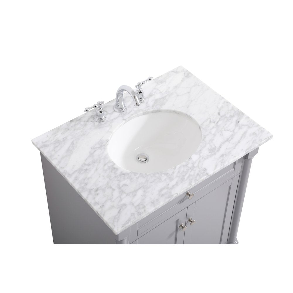 30 inch Single bathroom vanity in  Grey