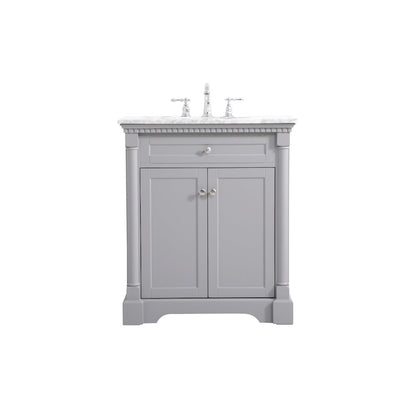 30 inch Single bathroom vanity in  Grey
