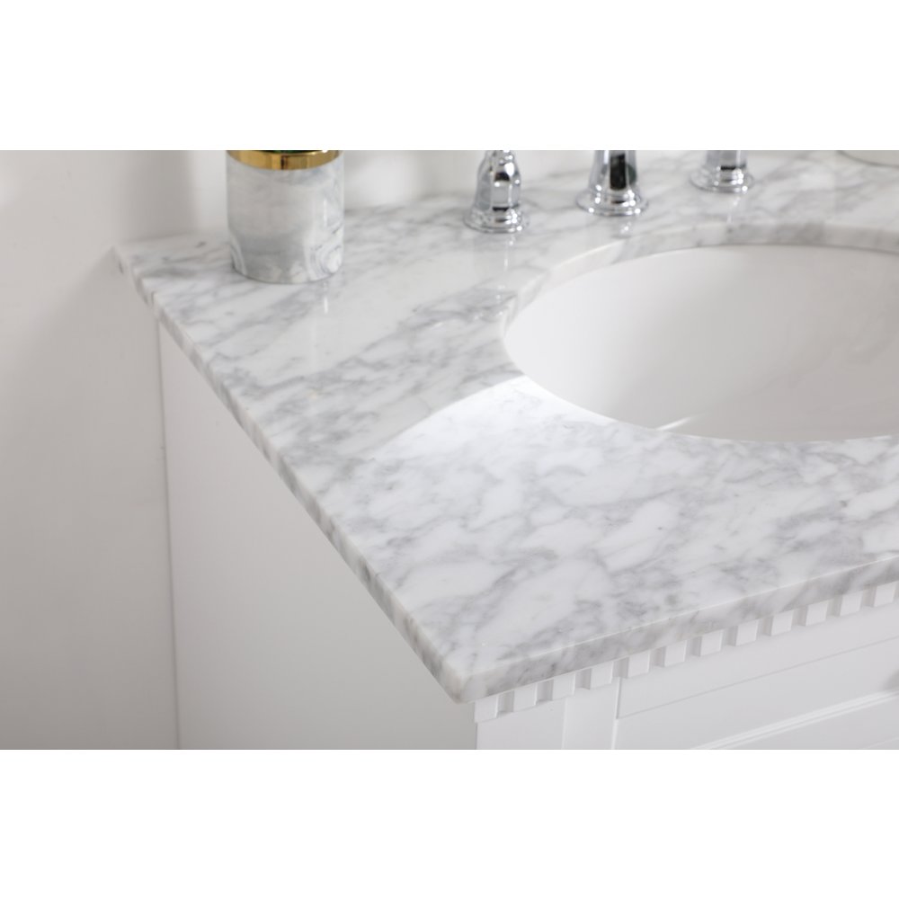 30 inch Single bathroom vanity in  White