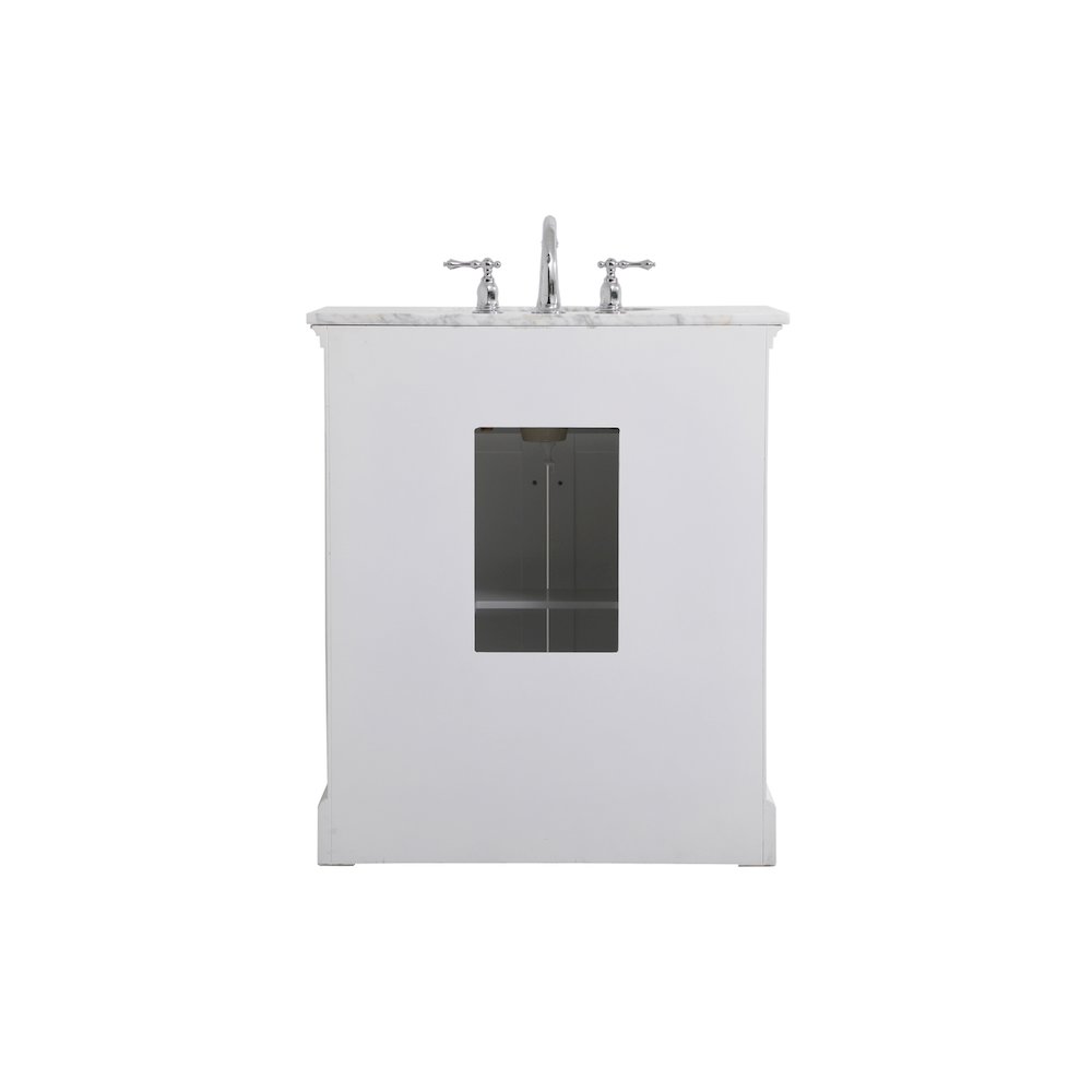30 inch Single bathroom vanity in  White