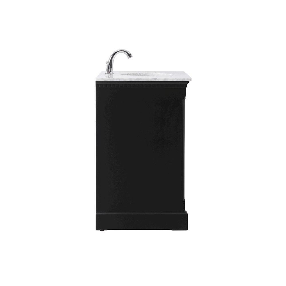 36 inch Single bathroom vanity set in black