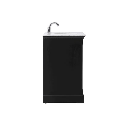 36 inch Single bathroom vanity set in black