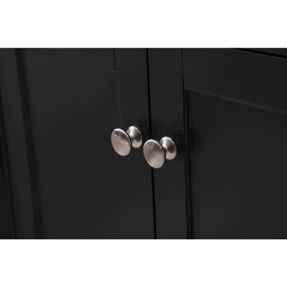 36 inch Single bathroom vanity set in black