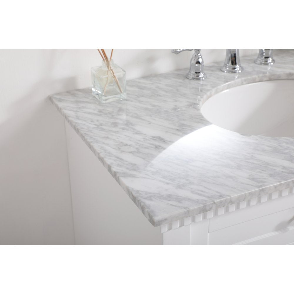 36 inch Single bathroom vanity in  White