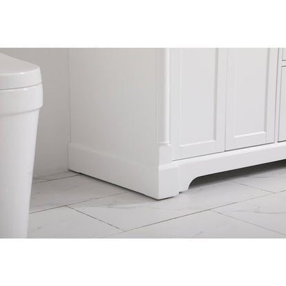 36 inch Single bathroom vanity in  White