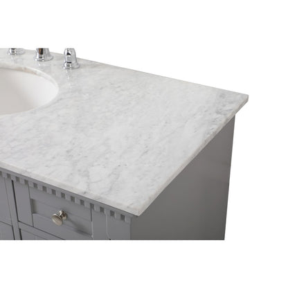 48 inch Single bathroom vanity in  Grey