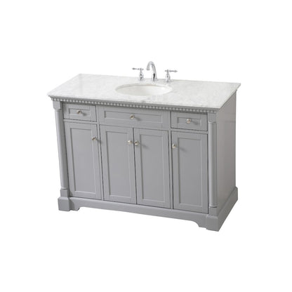 48 inch Single bathroom vanity in  Grey