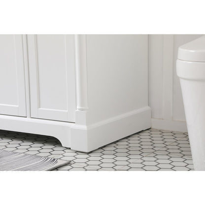 48 inch Single bathroom vanity in  White