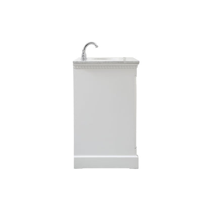 48 inch Single bathroom vanity in  White