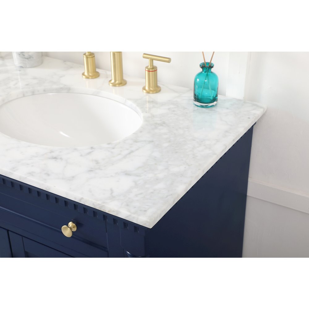 72 inch double bathroom vanity in Blue