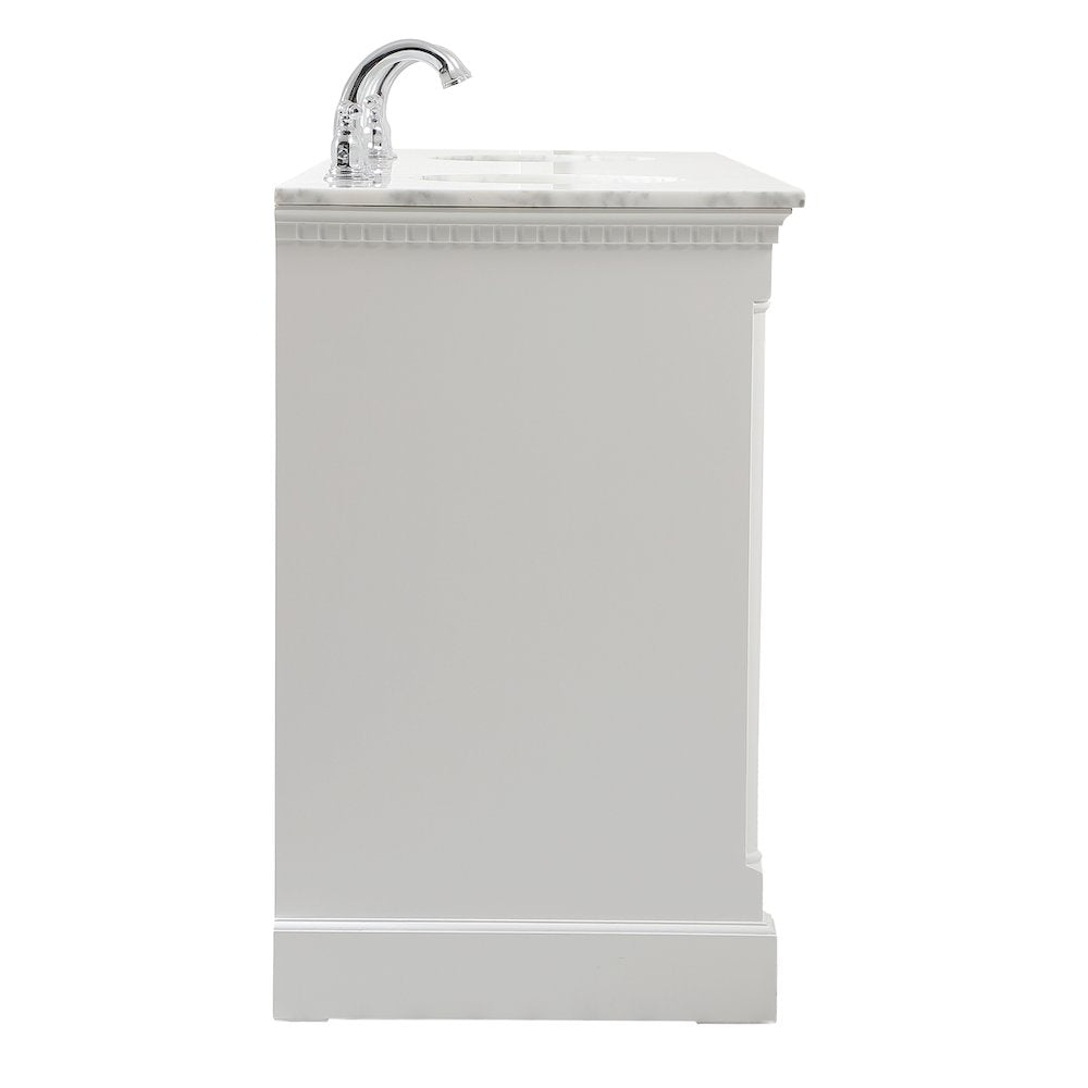 72 inch double bathroom vanity in White