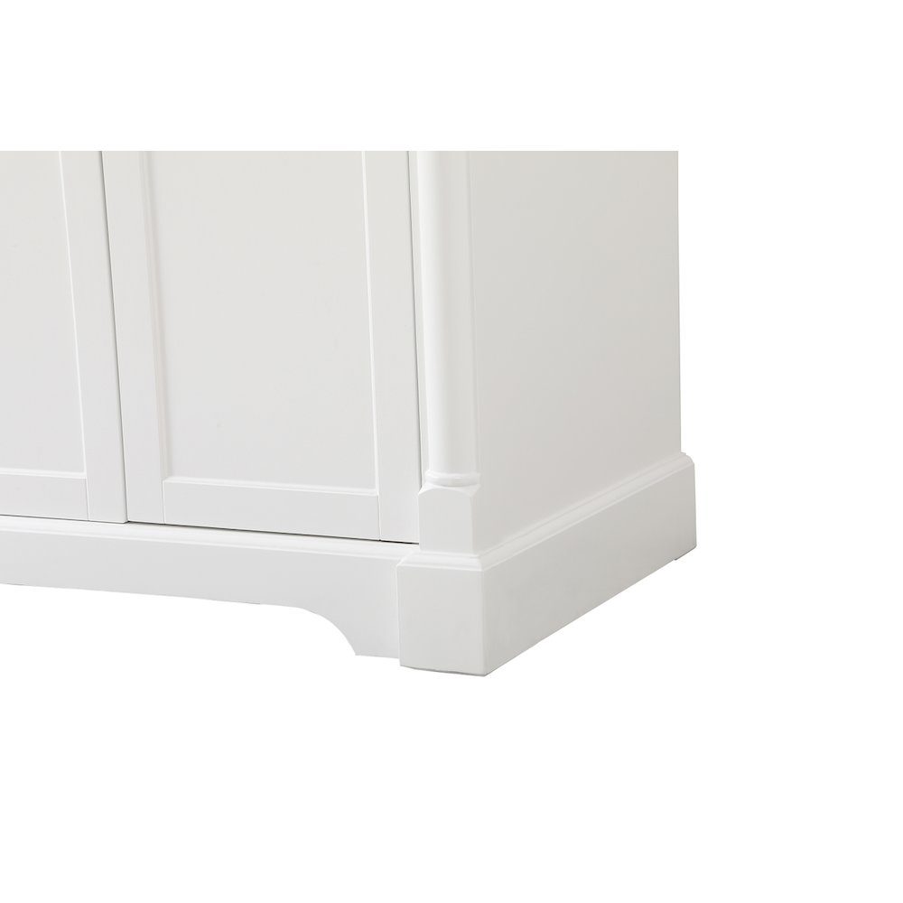 72 inch double bathroom vanity in White