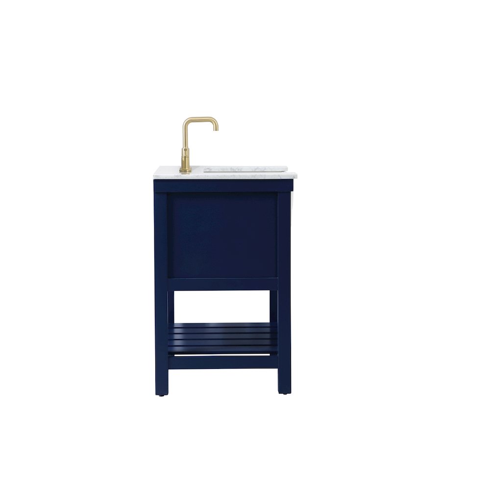 30 inch Single bathroom vanity in blue