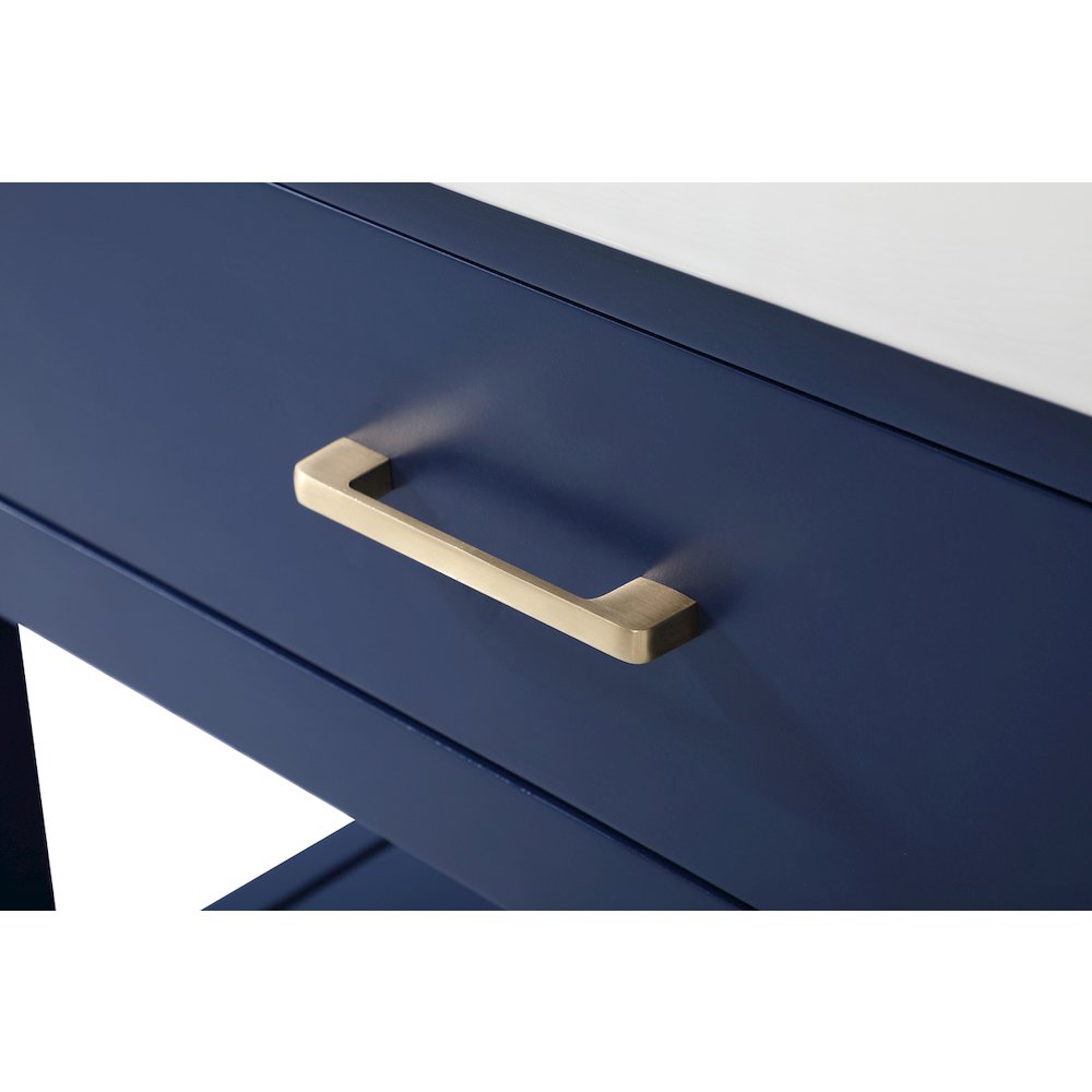 30 inch Single bathroom vanity in blue