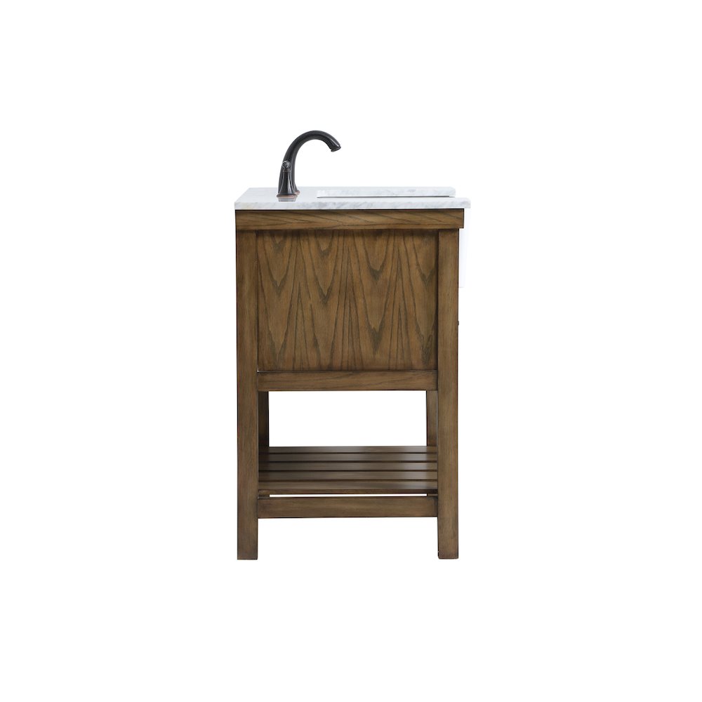 30 inch Single bathroom vanity in driftwood
