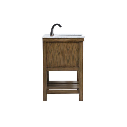 30 inch Single bathroom vanity in driftwood