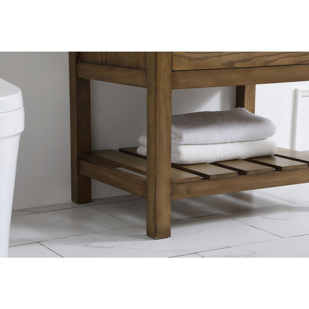 30 inch Single bathroom vanity in driftwood