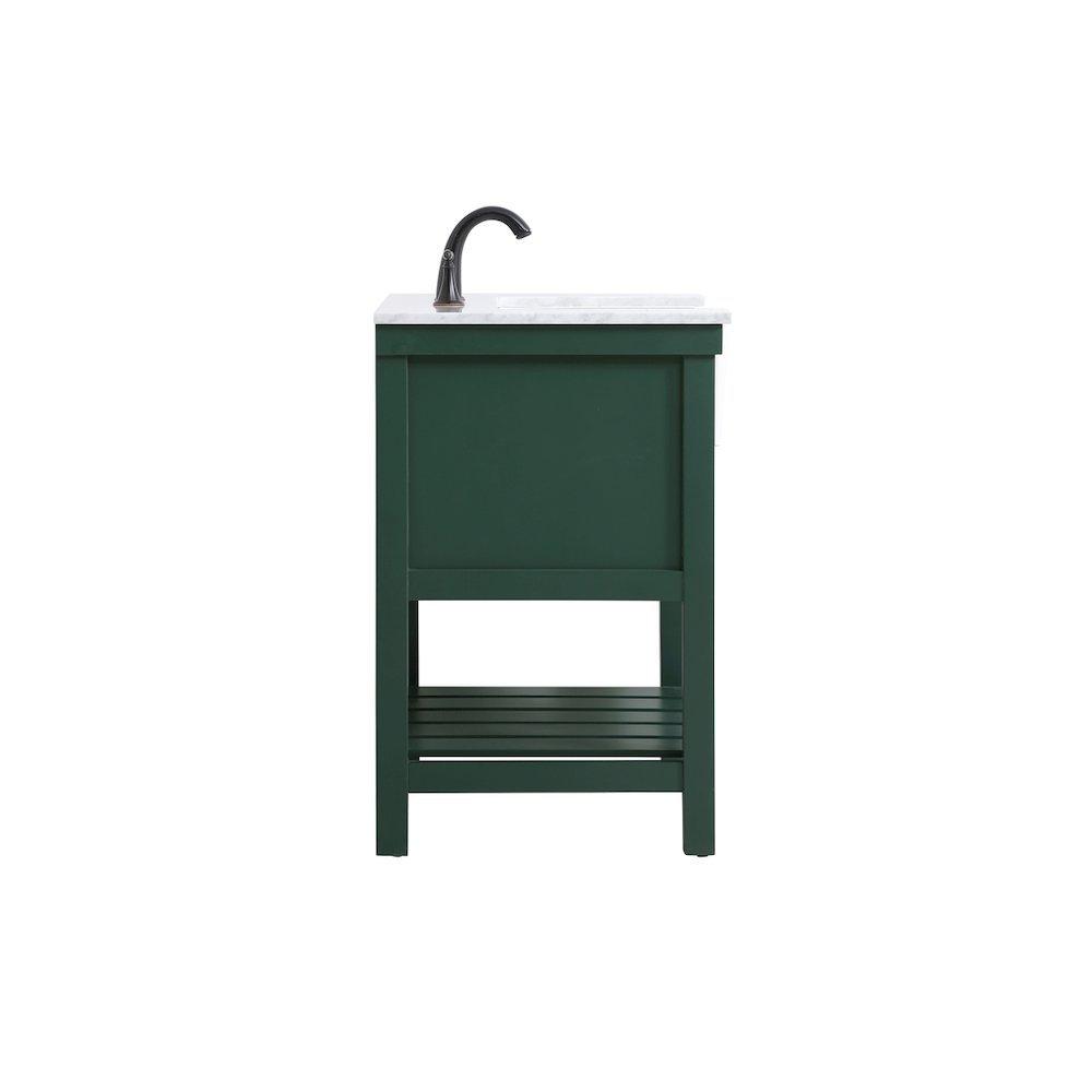 30 inch Single bathroom vanity in green