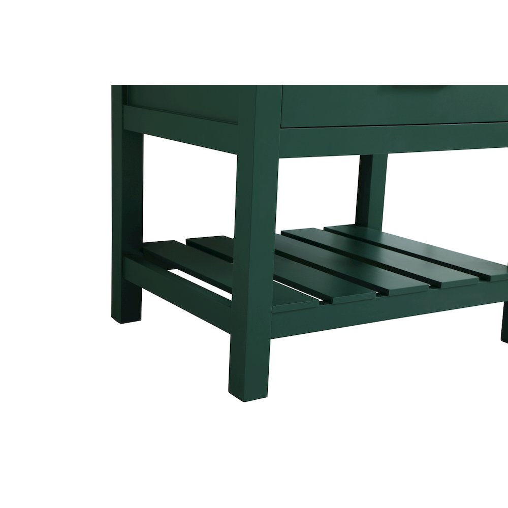 30 inch Single bathroom vanity in green