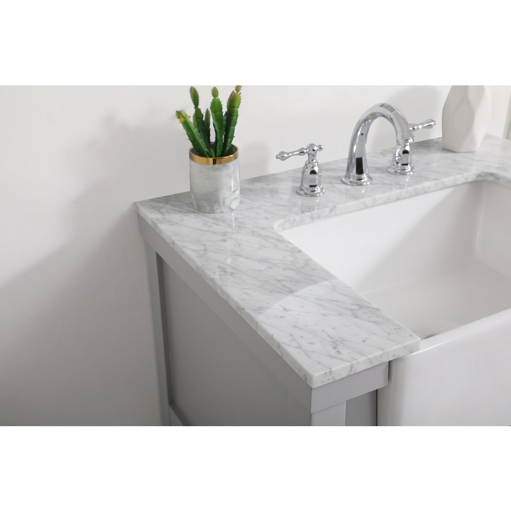 30 inch Single bathroom vanity in grey