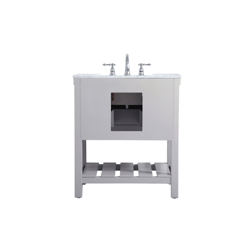 30 inch Single bathroom vanity in grey