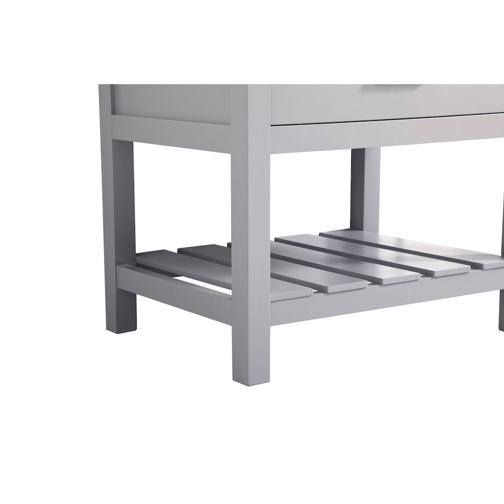 30 inch Single bathroom vanity in grey