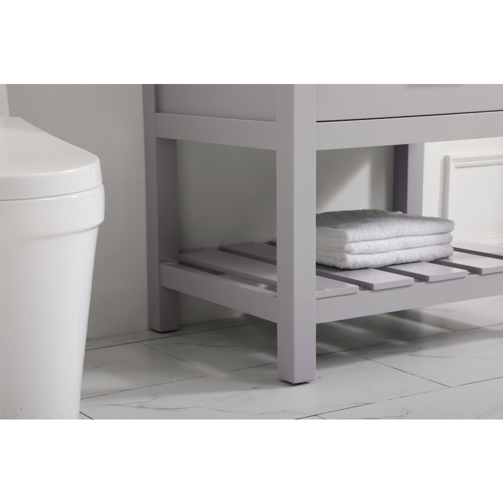 30 inch Single bathroom vanity in grey