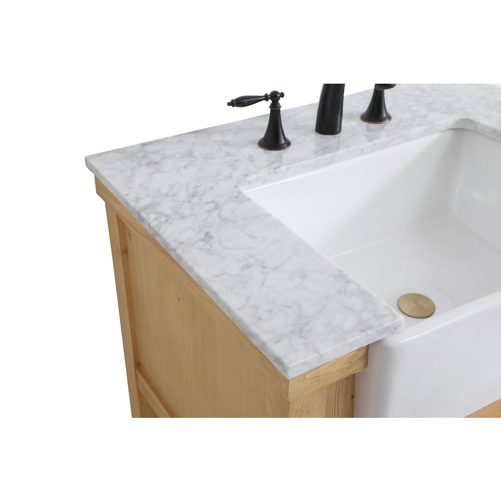 30 inch Single bathroom vanity in natural wood