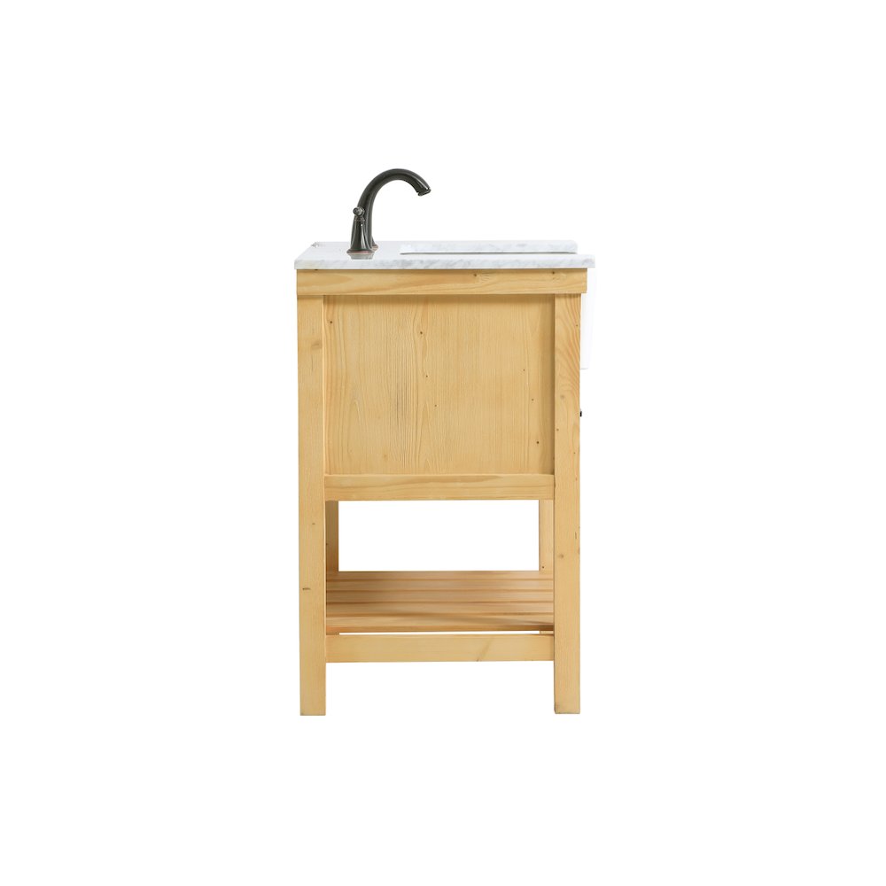 30 inch Single bathroom vanity in natural wood