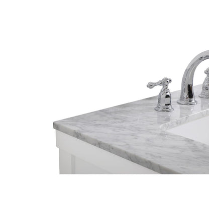 30 inch Single bathroom vanity in white