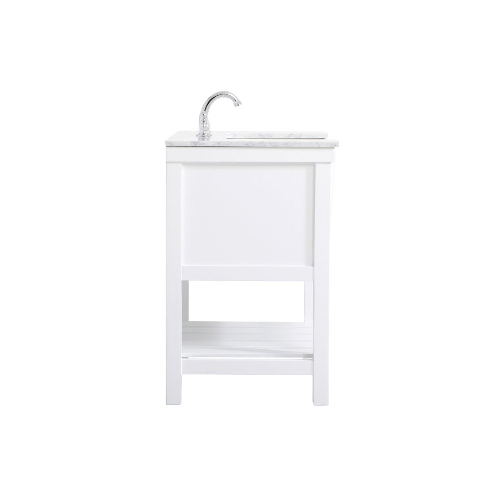 30 inch Single bathroom vanity in white