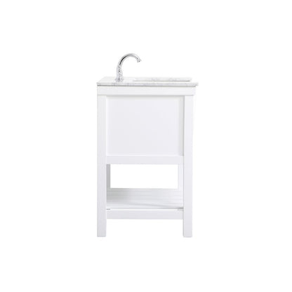 30 inch Single bathroom vanity in white