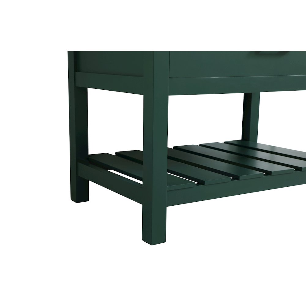 36 inch Single bathroom vanity in green