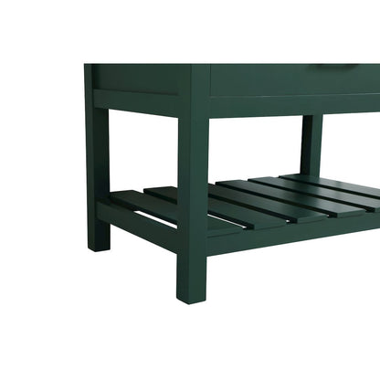 36 inch Single bathroom vanity in green