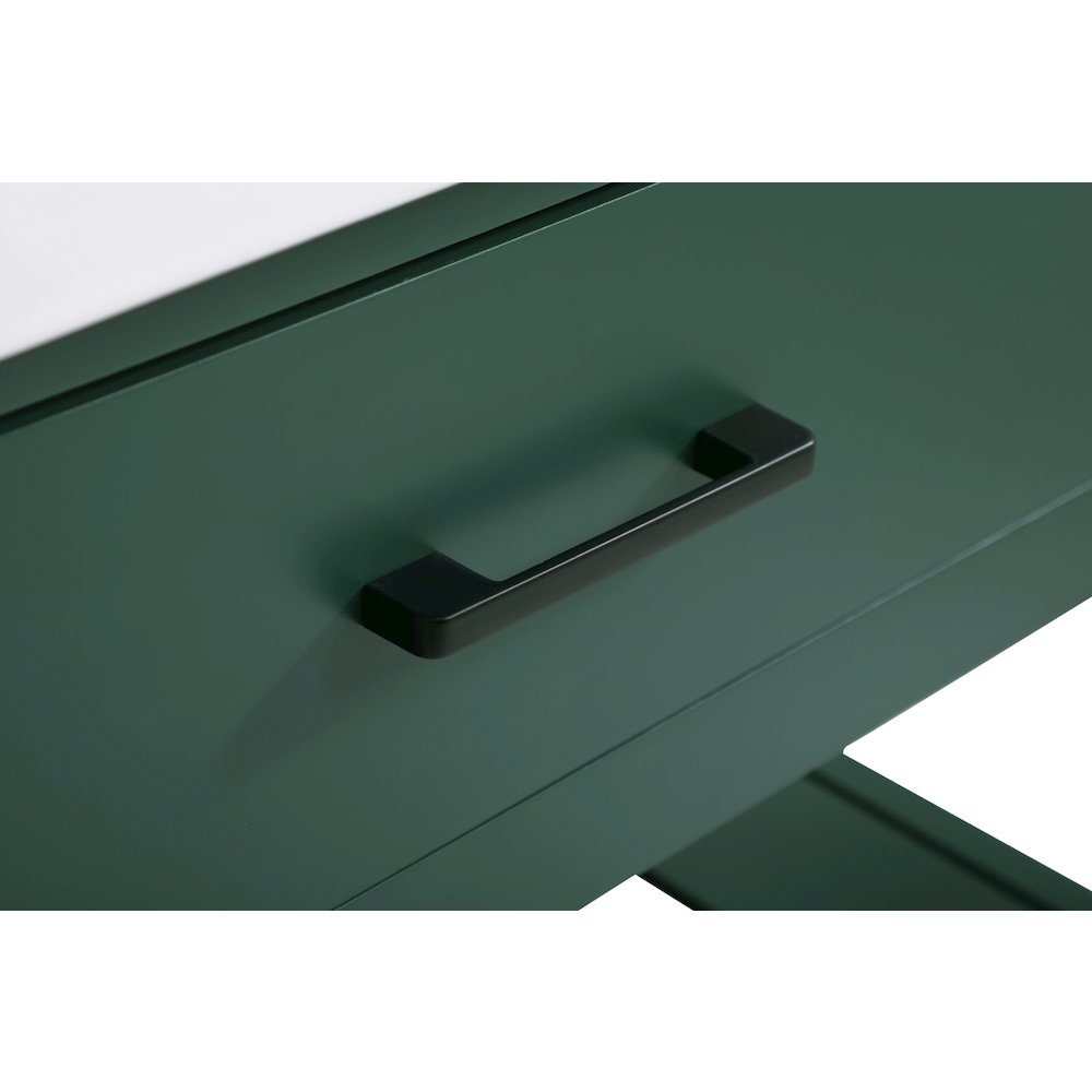 36 inch Single bathroom vanity in green