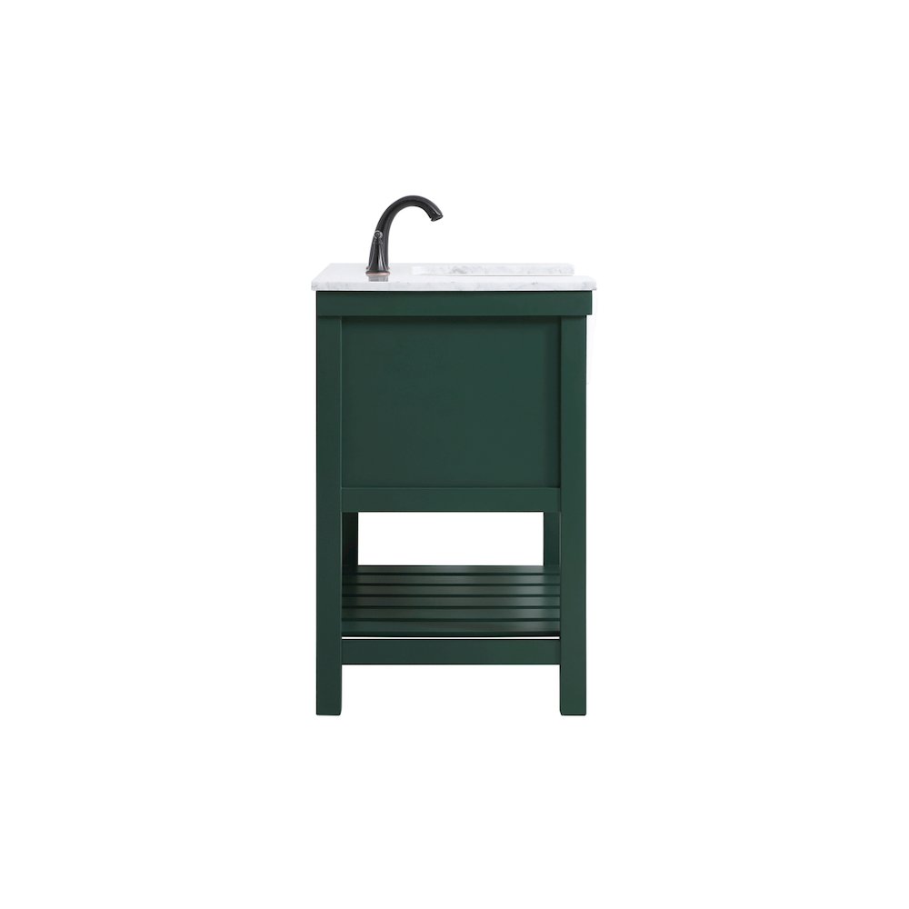 36 inch Single bathroom vanity in green