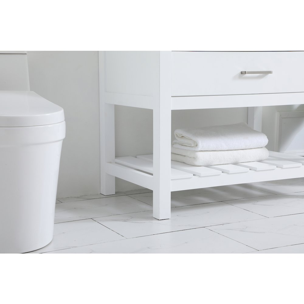 36 inch Single bathroom vanity in white