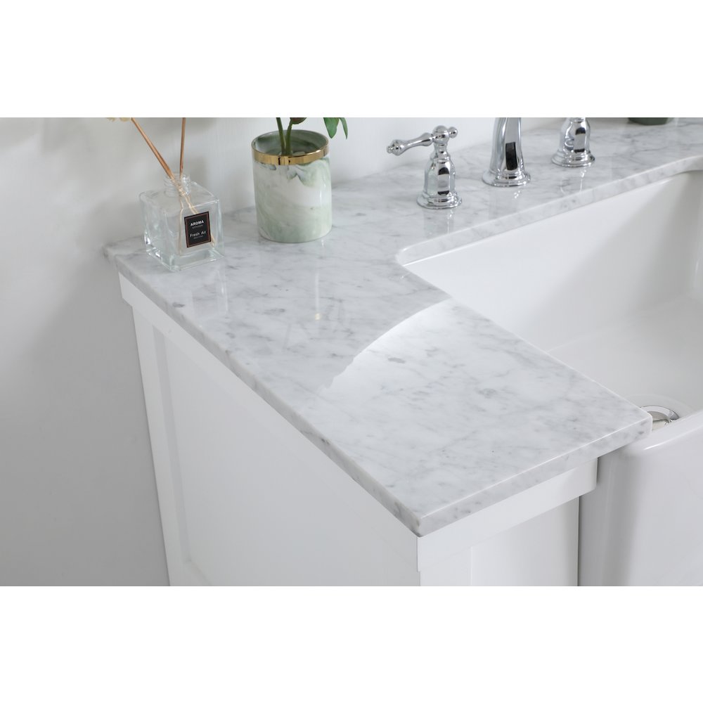 36 inch Single bathroom vanity in white