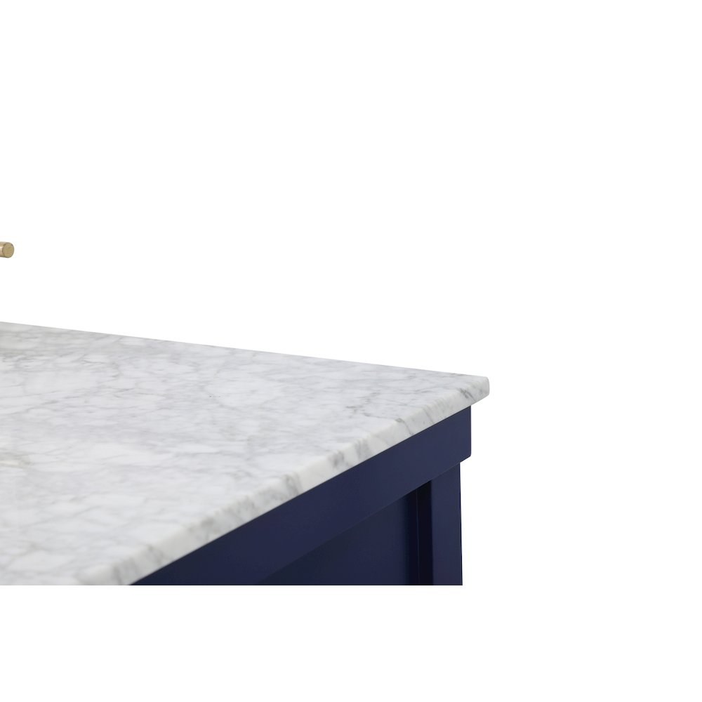 42 inch Single bathroom vanity in blue