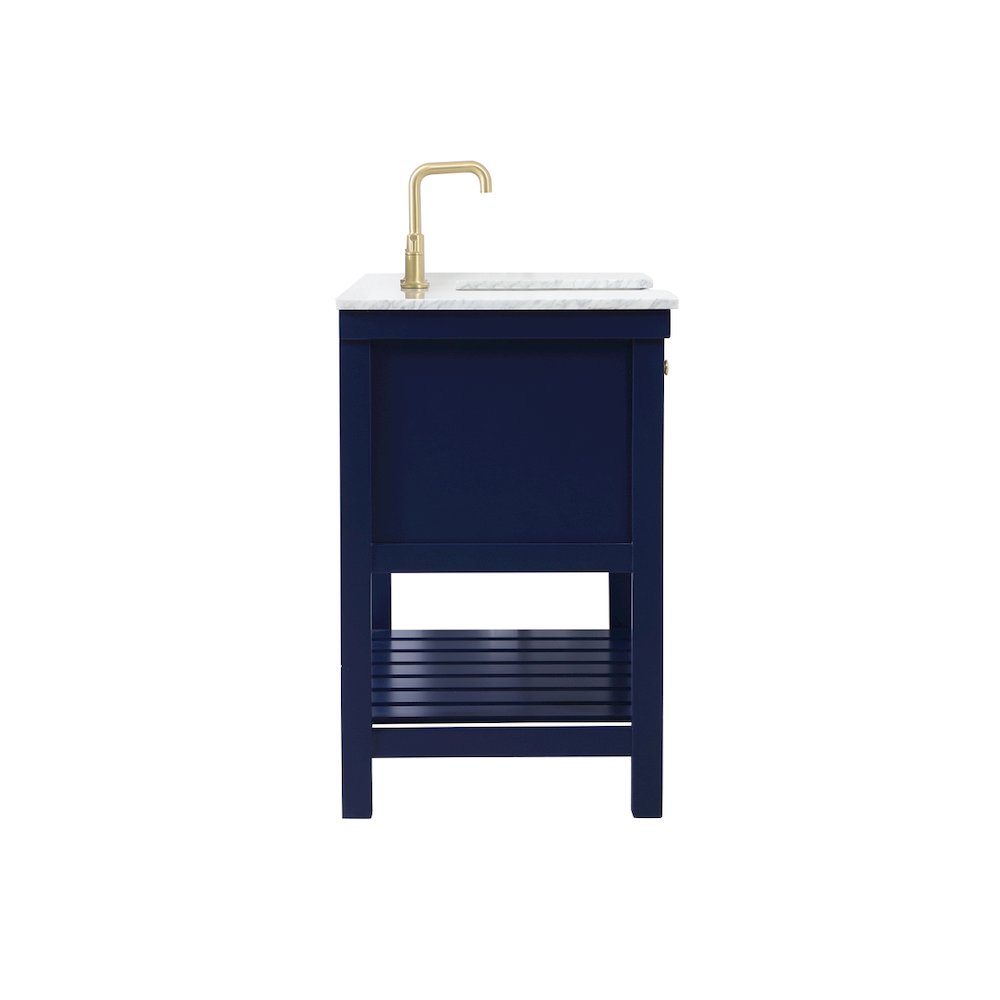 42 inch Single bathroom vanity in blue