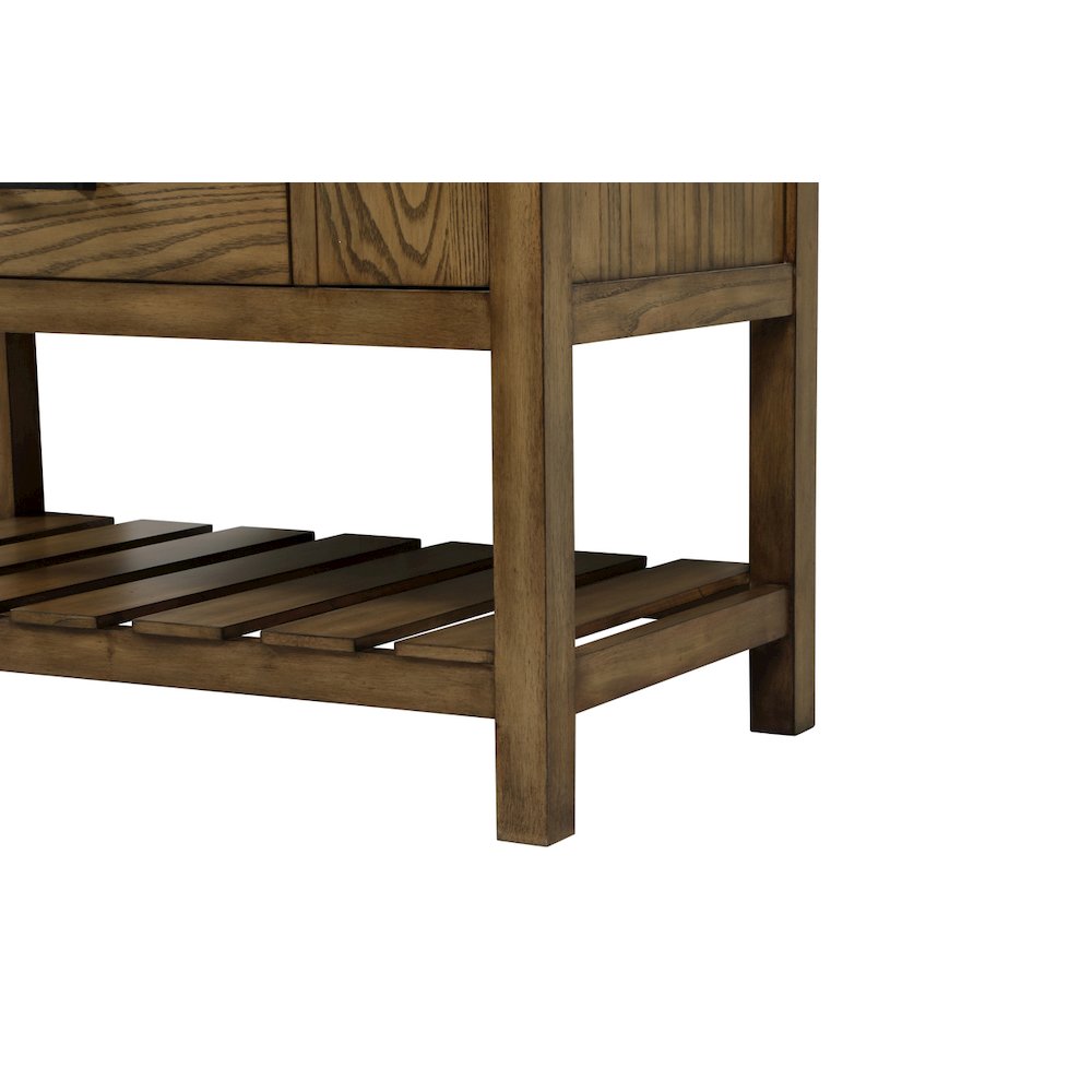 42 inch Single bathroom vanity in driftwood