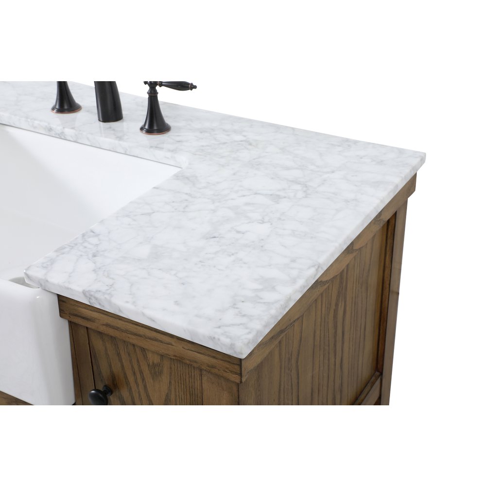 42 inch Single bathroom vanity in driftwood