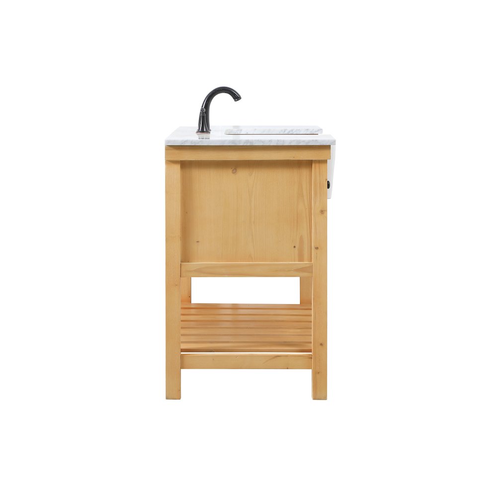 42 inch Single bathroom vanity in natural wood