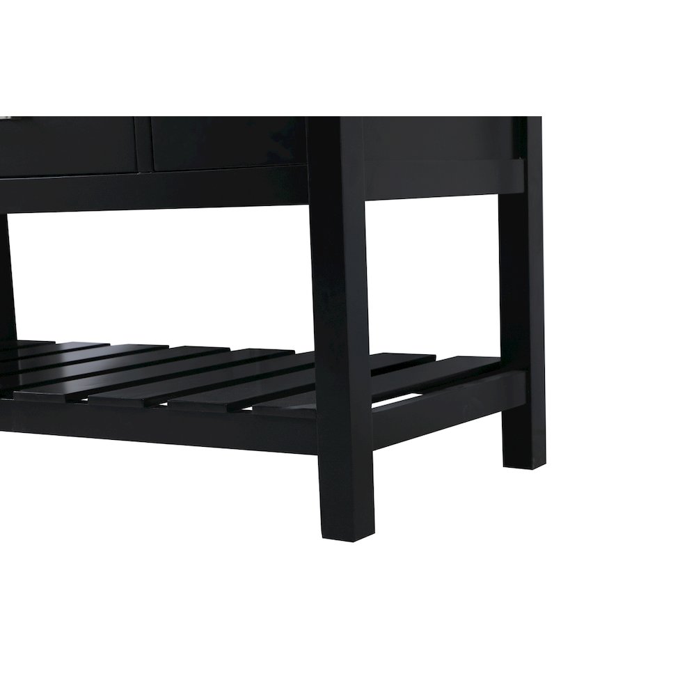 48 inch Single bathroom vanity in black