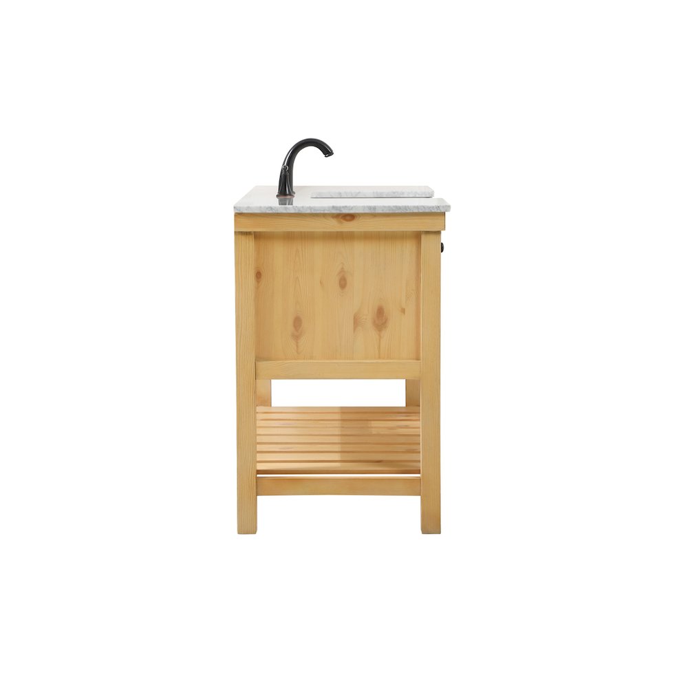 48 inch Single bathroom vanity in natural wood