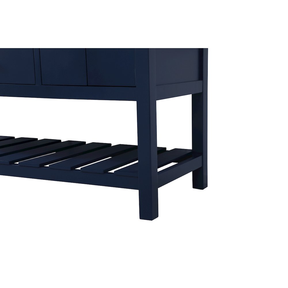60 inch Single bathroom vanity in blue