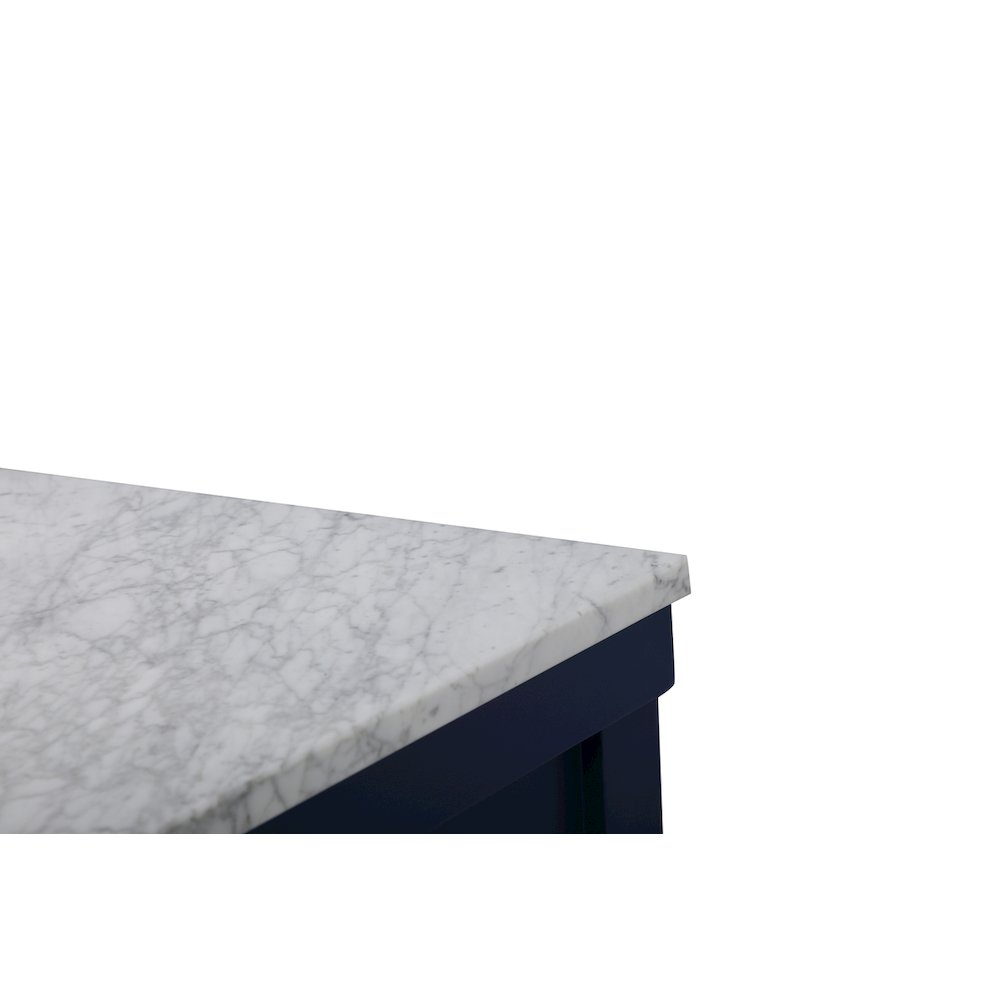 60 inch Single bathroom vanity in blue