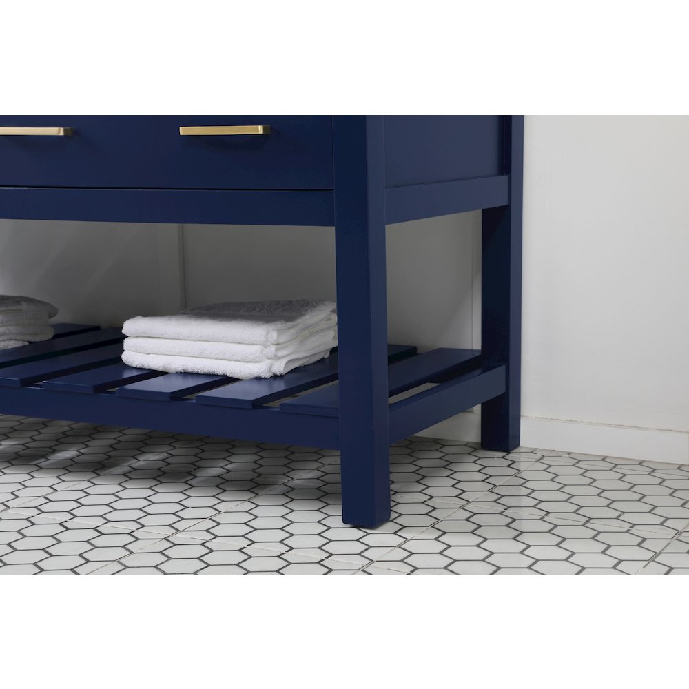 60 inch double bathroom vanity in blue