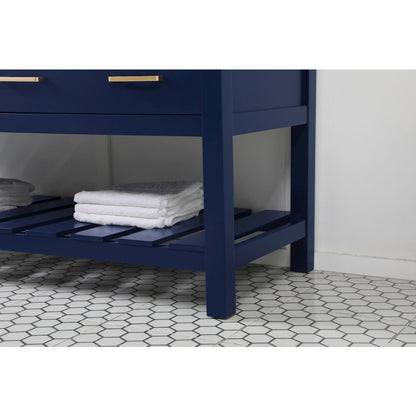 60 inch double bathroom vanity in blue