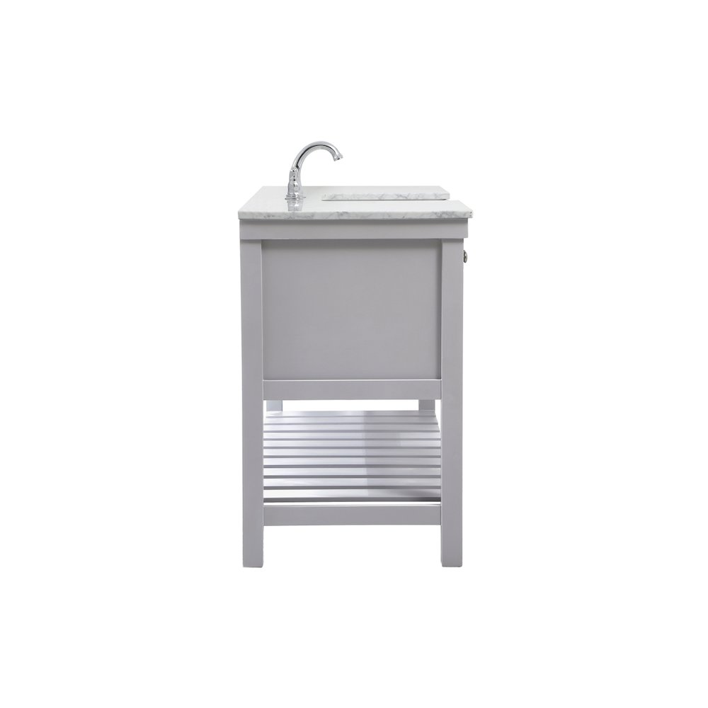 60 inch Single bathroom vanity in grey
